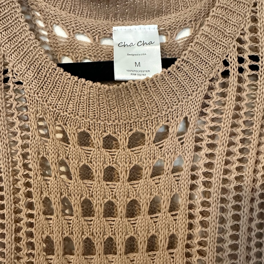 Elegant swim suit cover knit - Picture 3 of 3
